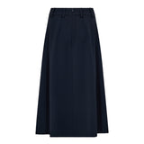 AnyaCC Midi Pleat Skirt - Navy