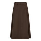AnyaCC Midi Pleat Skirt - Mocca