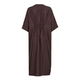 HeraCC Tunic V-Dress - Dark Brown