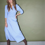 AgliaCC Stripe Dress - Pale Blue - Co'couture