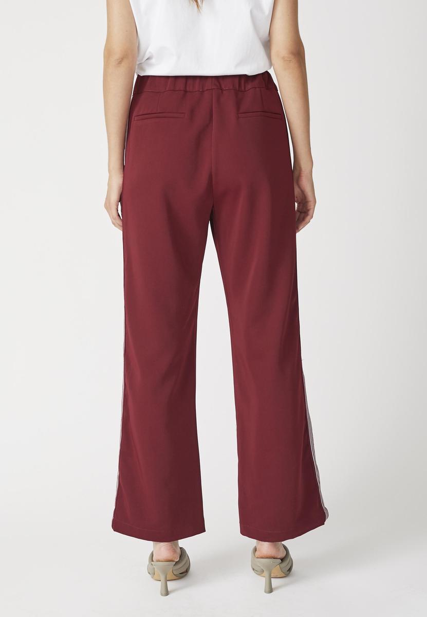 AminaCC Crease Pant - Burgundy - Co'couture