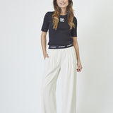 AminaCC Logo Pant - Bone - Co'couture