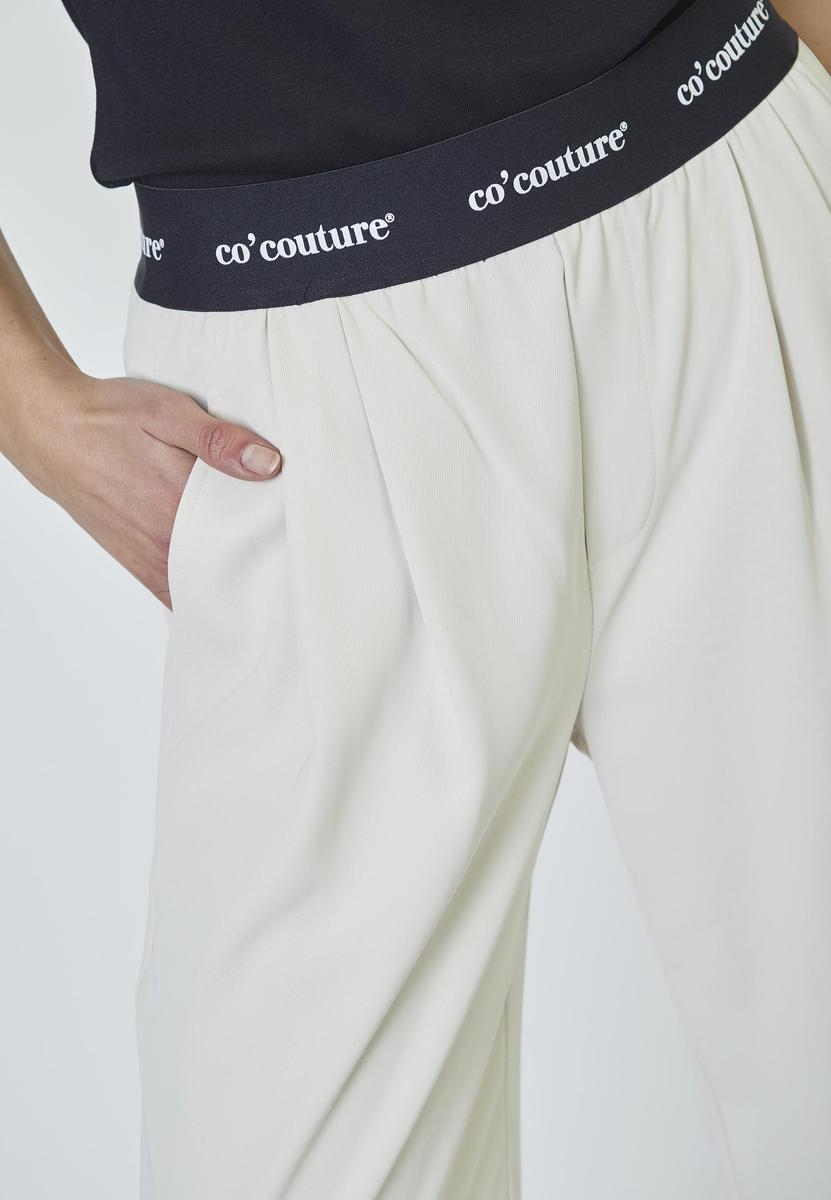 AminaCC Logo Pant - Bone - Co'couture