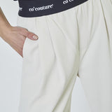 AminaCC Logo Pant - Bone - Co'couture