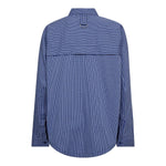 AnizaCC Oversize Slit Shirt - New Blue - Co'couture