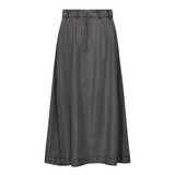 AnyaCC Denim Pleat Skirt - Mid Grey - Co'couture