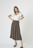 AnyaCC Pleat Skirt - Mocca