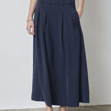 AnyaCC Pleat Skirt - Navy - Co'couture