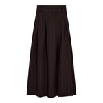 AnyaCC Trinny Pleat Skirt - Dark Brown - Co'couture