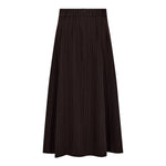 AnyaCC Trinny Pleat Skirt - Dark Brown - Co'couture
