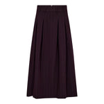 AnyaCC Trinny Pleat Skirt - Plum - Co'couture