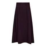AnyaCC Trinny Pleat Skirt - Plum - Co'couture