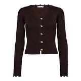 BalinCC Cardigan - Dark Brown - Co'couture