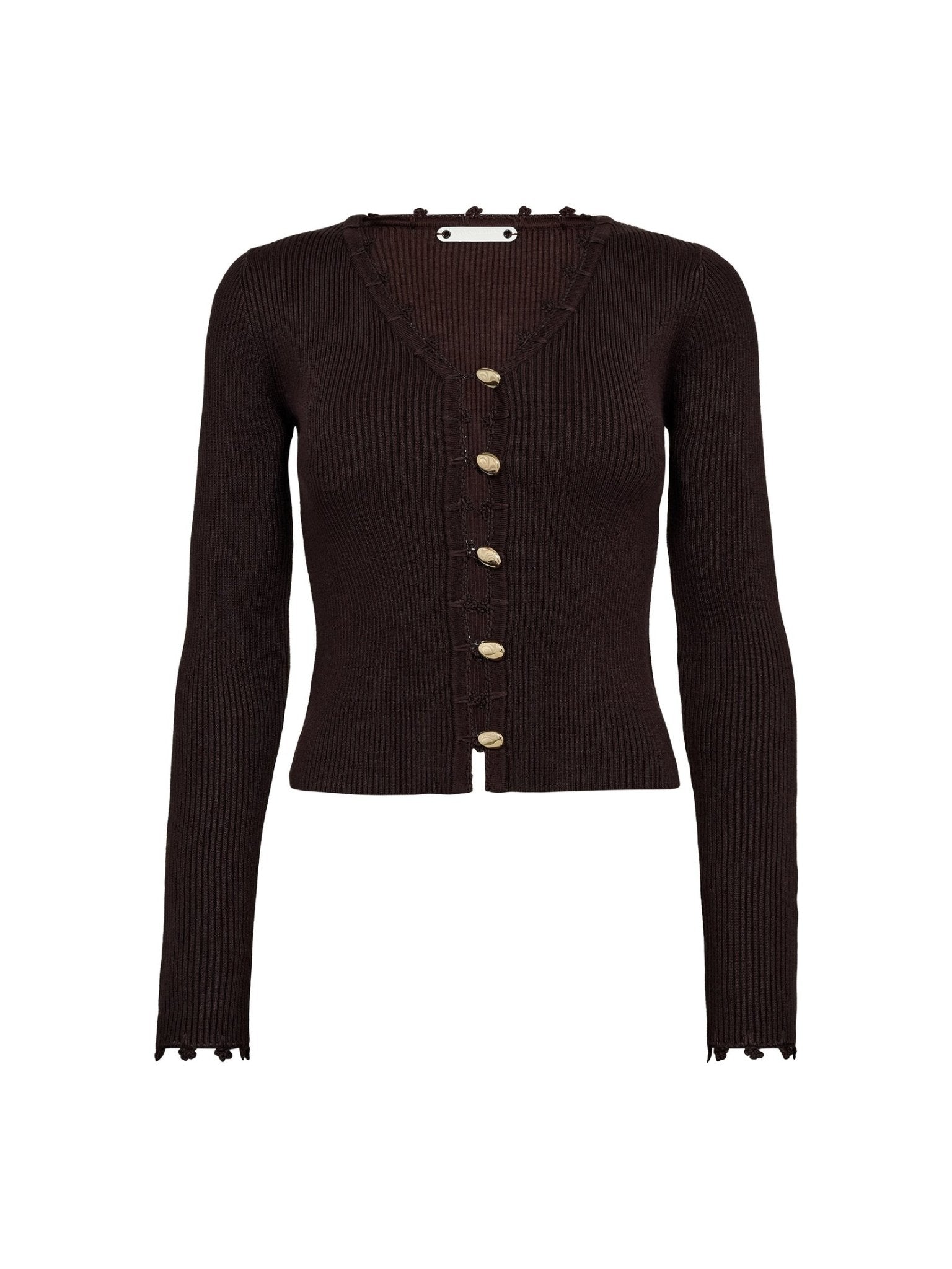 BalinCC Cardigan - Dark Brown - Co'couture
