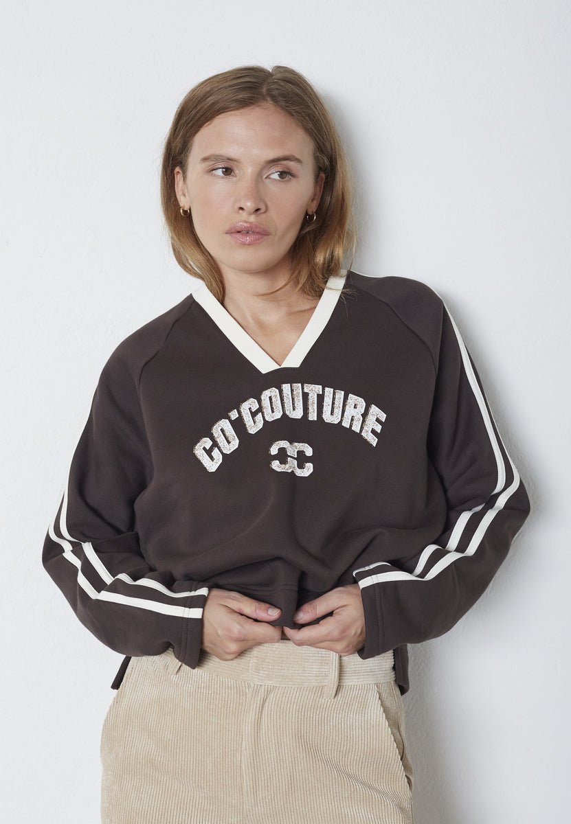 BatuCC Coco V - Sweat - Dark Brown - Co'couture