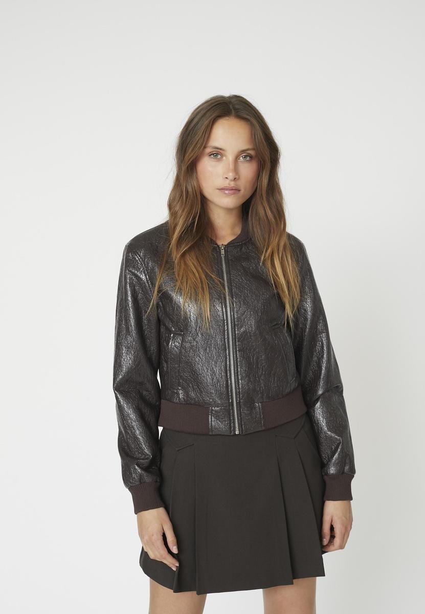 BinaCC Jacket - Dark Brown - Co'couture