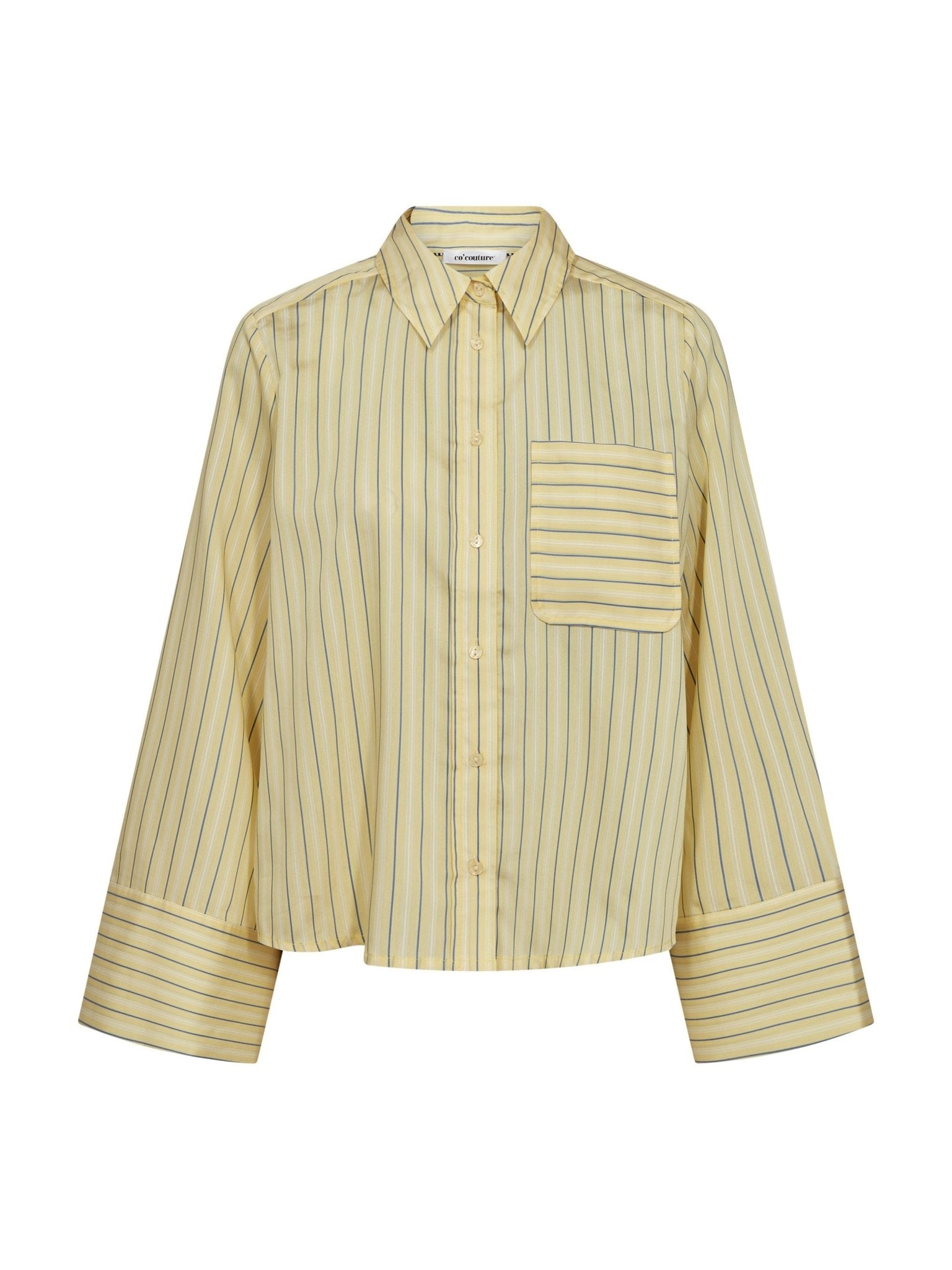 BlaineCC Bell Sleeve Shirt - PaleYellow - Co'couture