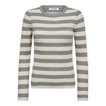 BonnyCC Stripe O - Knit - Light Grey - Co'couture