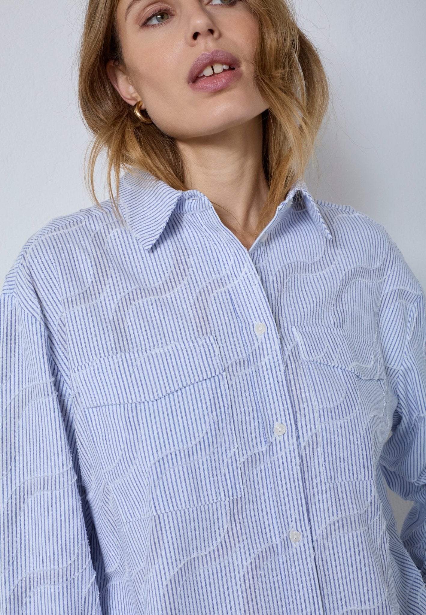 BradyCC Wave Shirt - Pale Blue - Co'couture