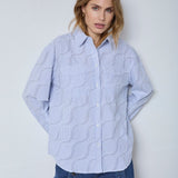 BradyCC Wave Shirt - Pale Blue - Co'couture
