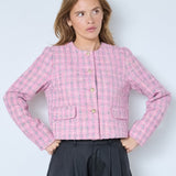 CammieCC Boucle Jacket - Candyfloss - Co'couture