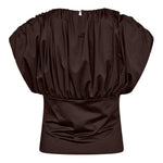 CattiaCC Top - Dark Brown - Co'couture