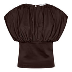 CattiaCC Top - Dark Brown - Co'couture