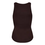 ClaireCC Rib Tank Top - Dark Brown - Co'couture