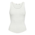 ClaireCC Rib Tank Top - Off white - Co'couture