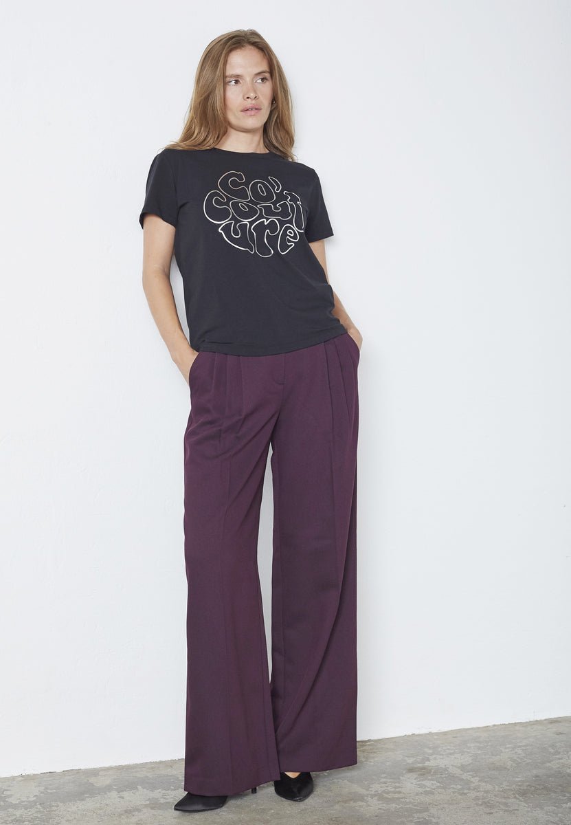 Co'coutureCC Foil Tee - Black - Co'couture