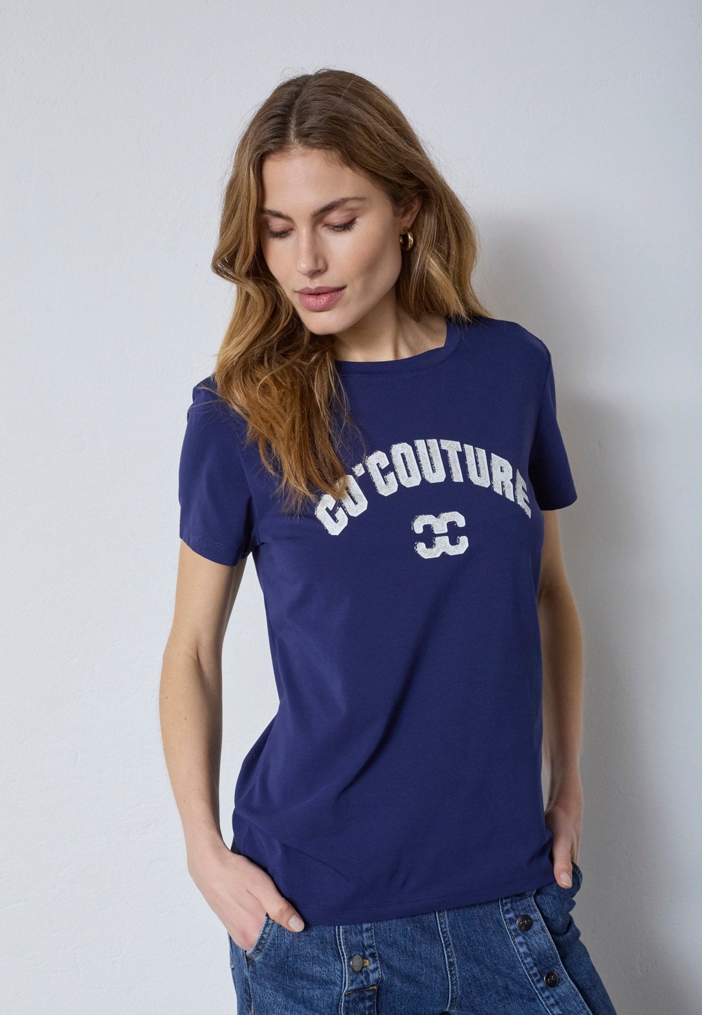 CocoutureCC Logo Tee - Navy - Co'couture