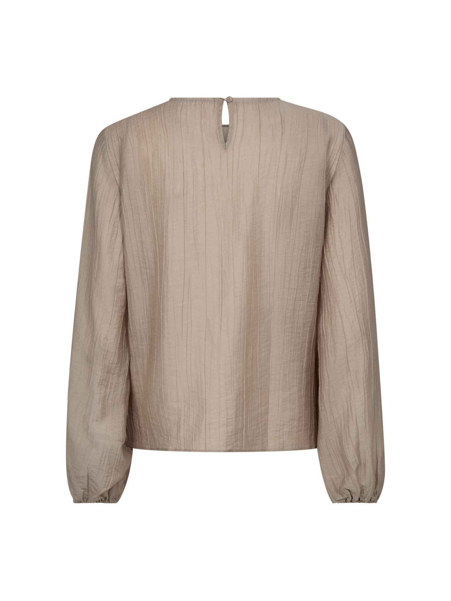 ConnyCC Drape Blouse - Mink - Co'couture