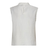 ConnyCC Drape Top - White - Co'couture