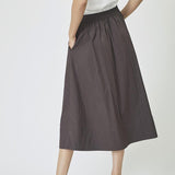 CottonCC Crisp Midi Skirt - Mocca - Co'couture