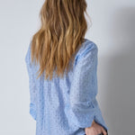 DallyCC Dot V - Shirt - Pale Blue - Co'couture