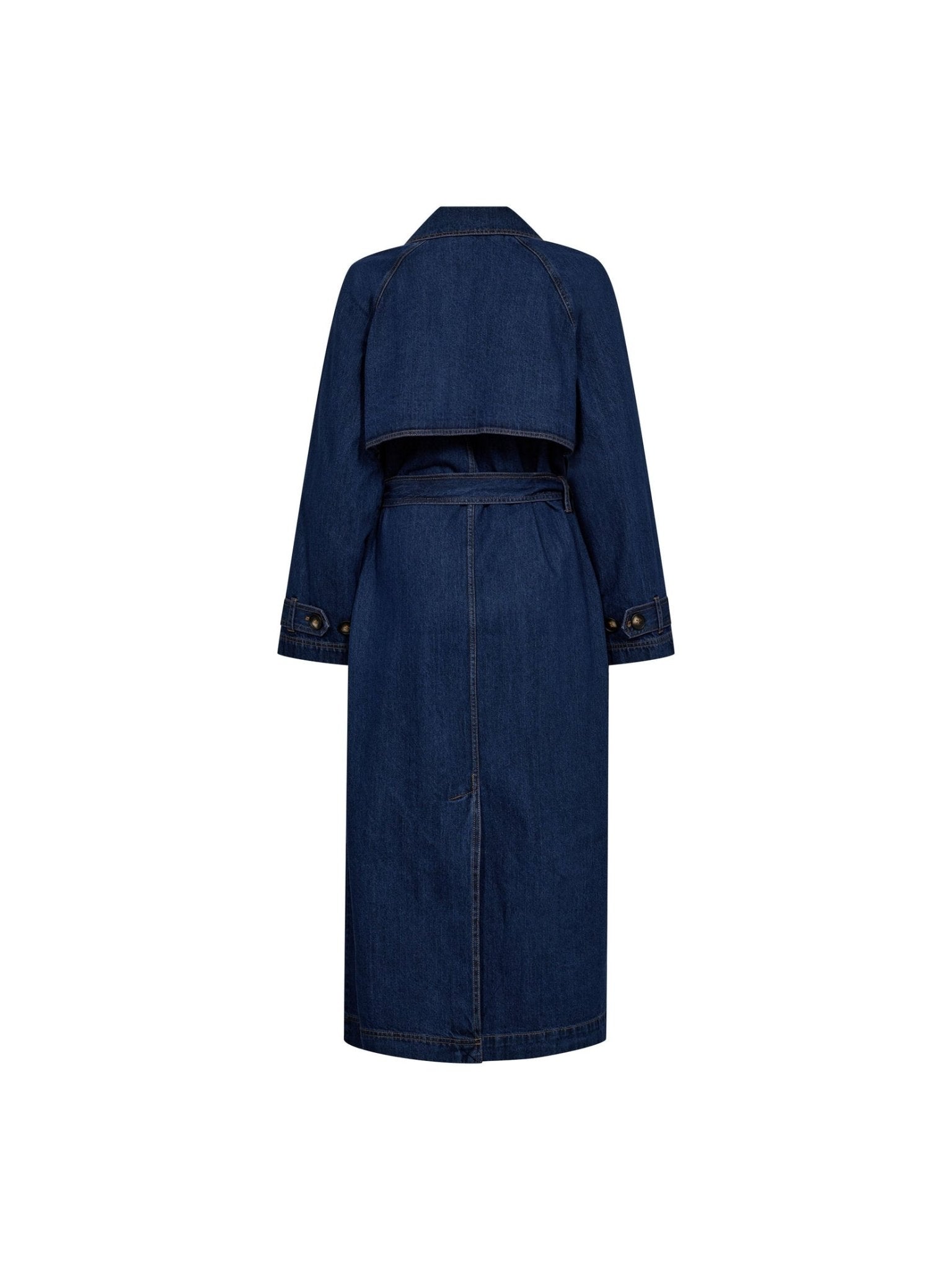 DelinaCC Denim Trench Coat - Navy Denim - Co'couture