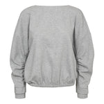 DengiCC Open Back Sweat - Grey Melange - Co'couture