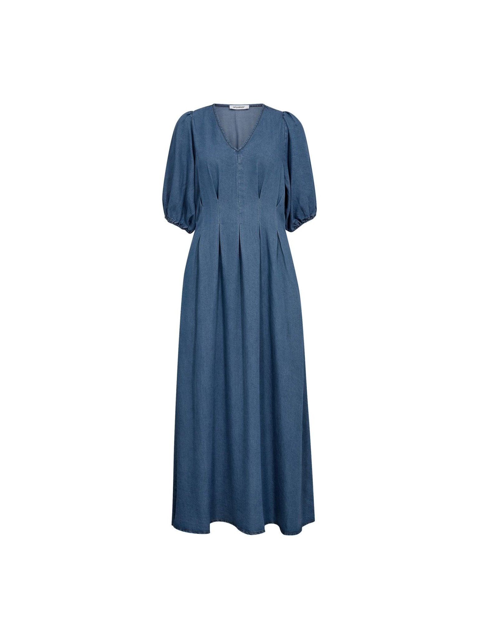 DenimCC Pleat Dress - Denim blue - Co'couture