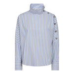 DevinCC AsymCC Button Blouse - Blue - Co'couture