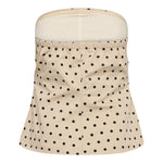 DiddiCC Dot Corsage Top - Bone - Co'couture