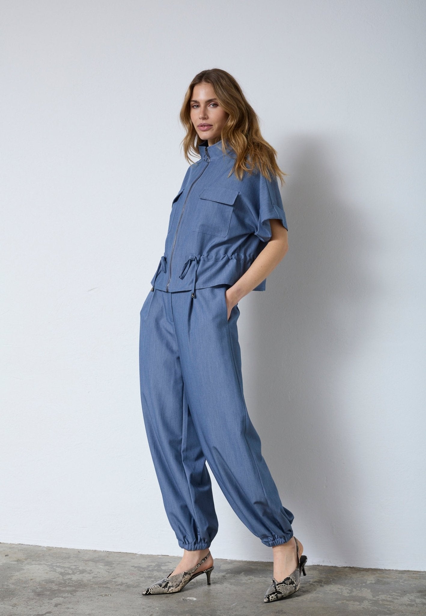 EllyCC Vest - Dusty Blue - Co'couture