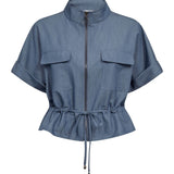 EllyCC Vest - Dusty Blue - Co'couture