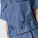 EllyCC Vest - Dusty Blue - Co'couture