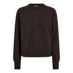 ErisCC Emb Sweat - Dark Brown - Co'couture