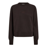 ErisCC Emb Sweat - Dark Brown - Co'couture