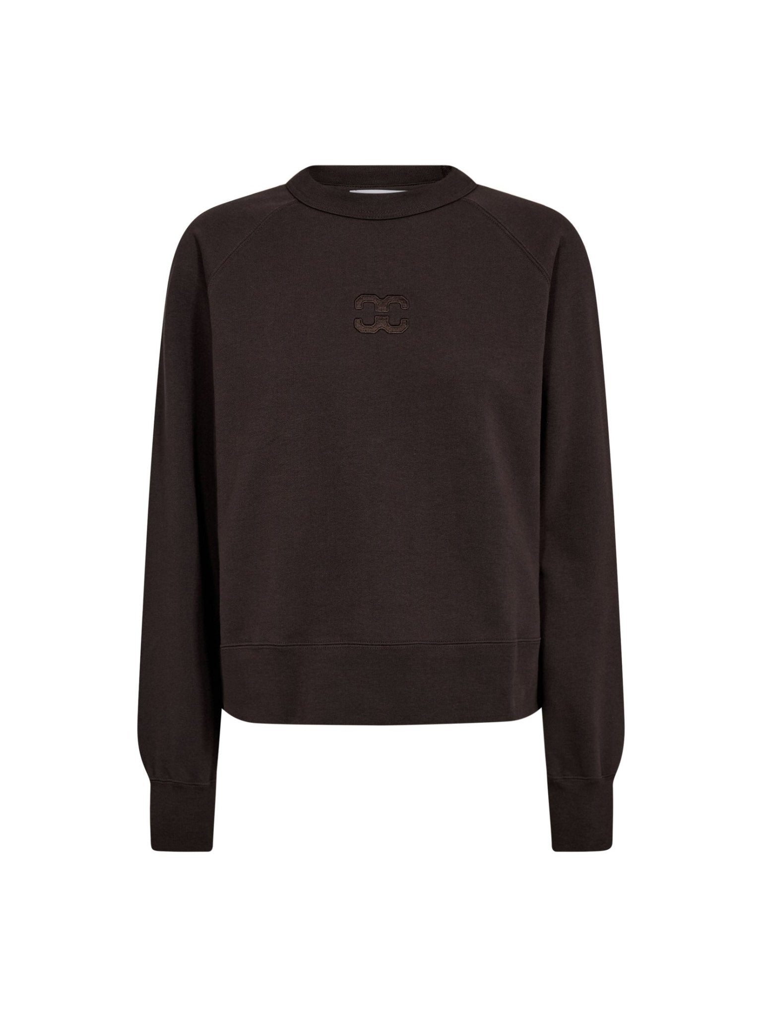 ErisCC Emb Sweat - Dark Brown - Co'couture