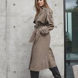 EthanCC Trench Coat - Walnut - Co'couture