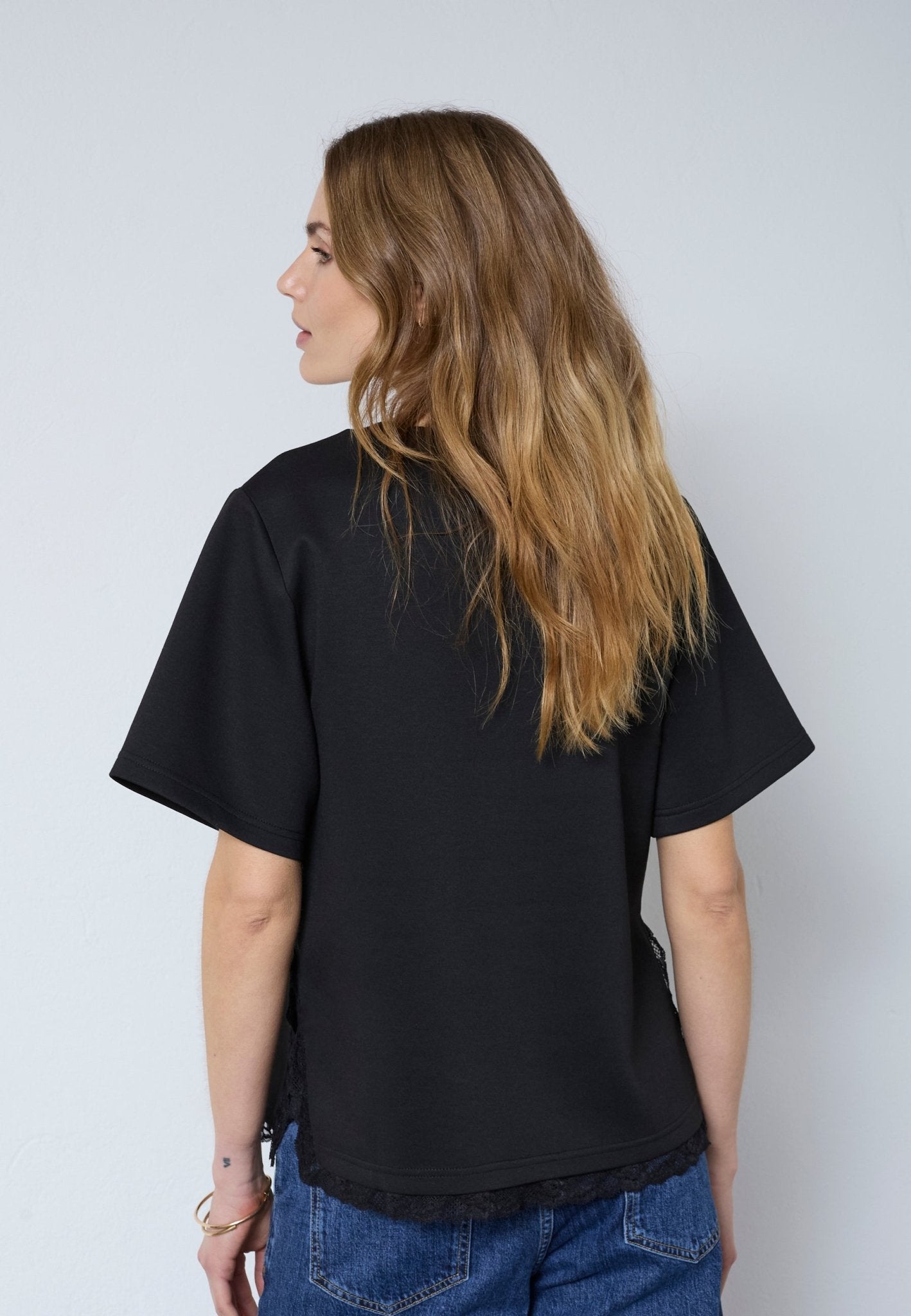 EviCC Lace Tee - Black - Co'couture