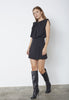 FalconCC Pleat Mini Dress - Black
