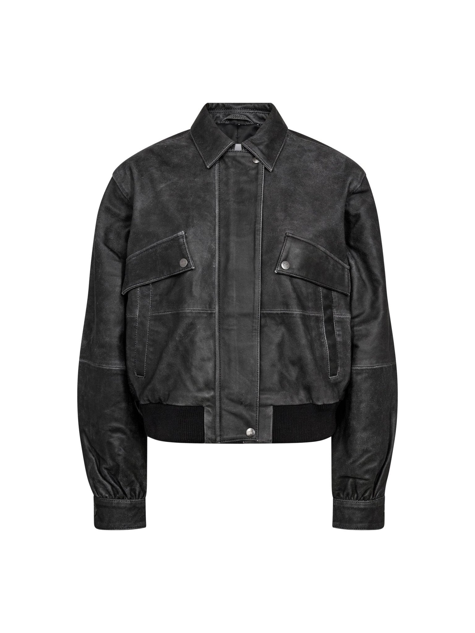 FloydCC Leather Bomber - Black - Co'couture